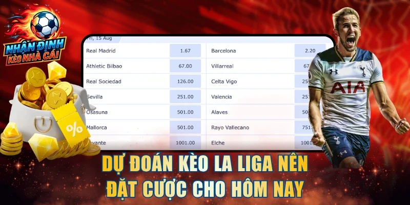 Dự đoán kèo La Liga nên đặt cược cho hôm nay